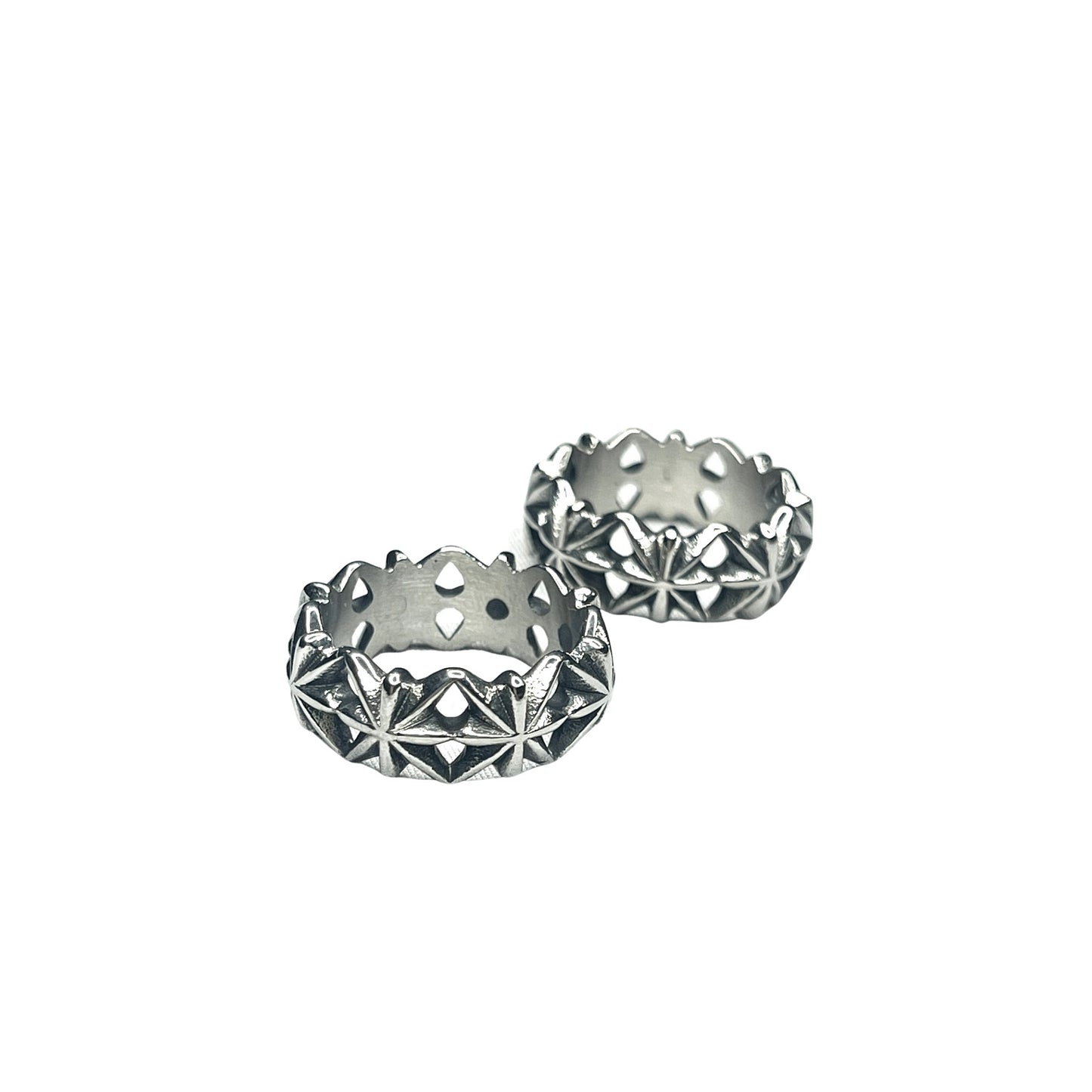 ASTERISKS BAND RING