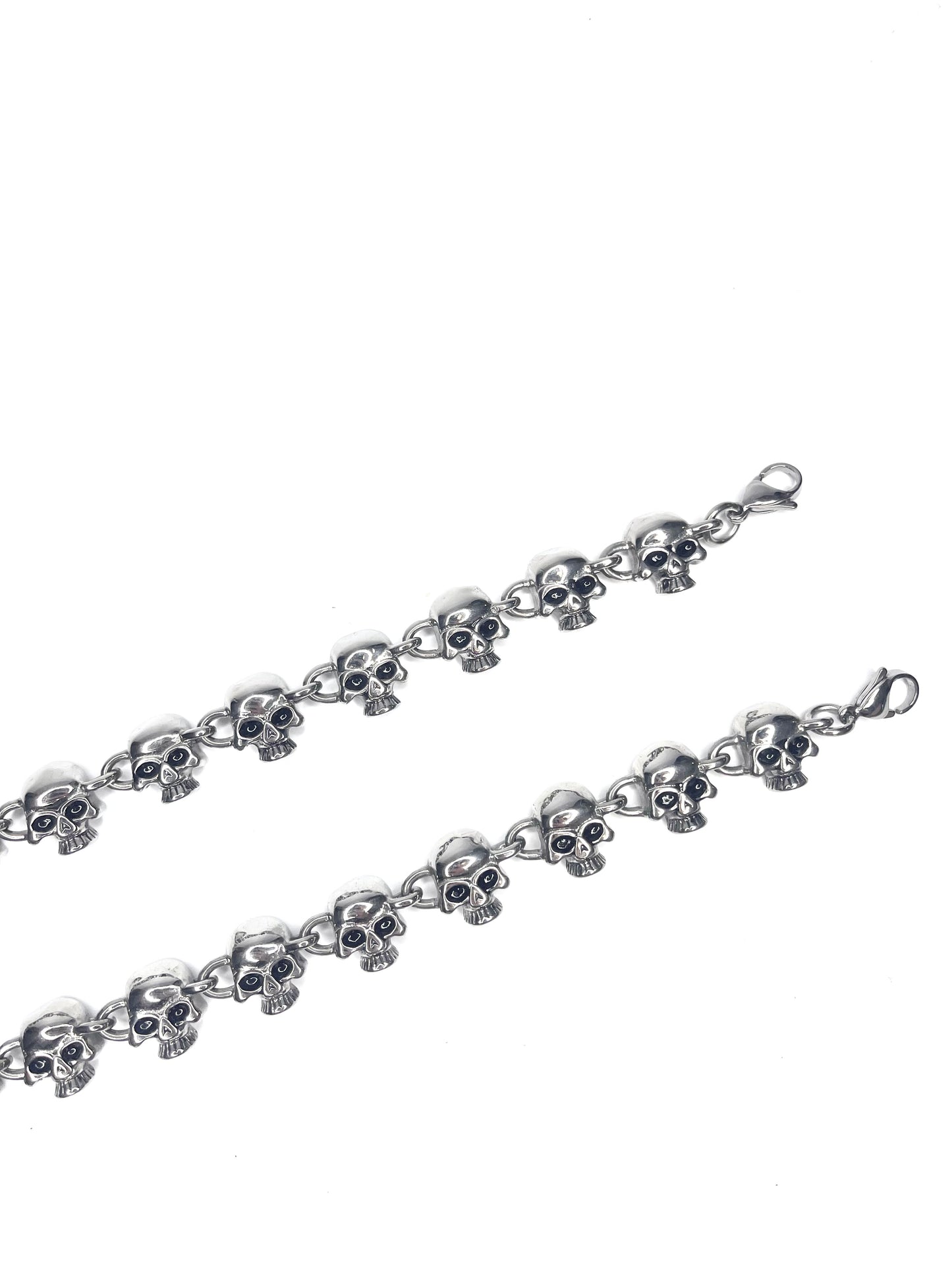 SILVER SKULLCAP BRACELET