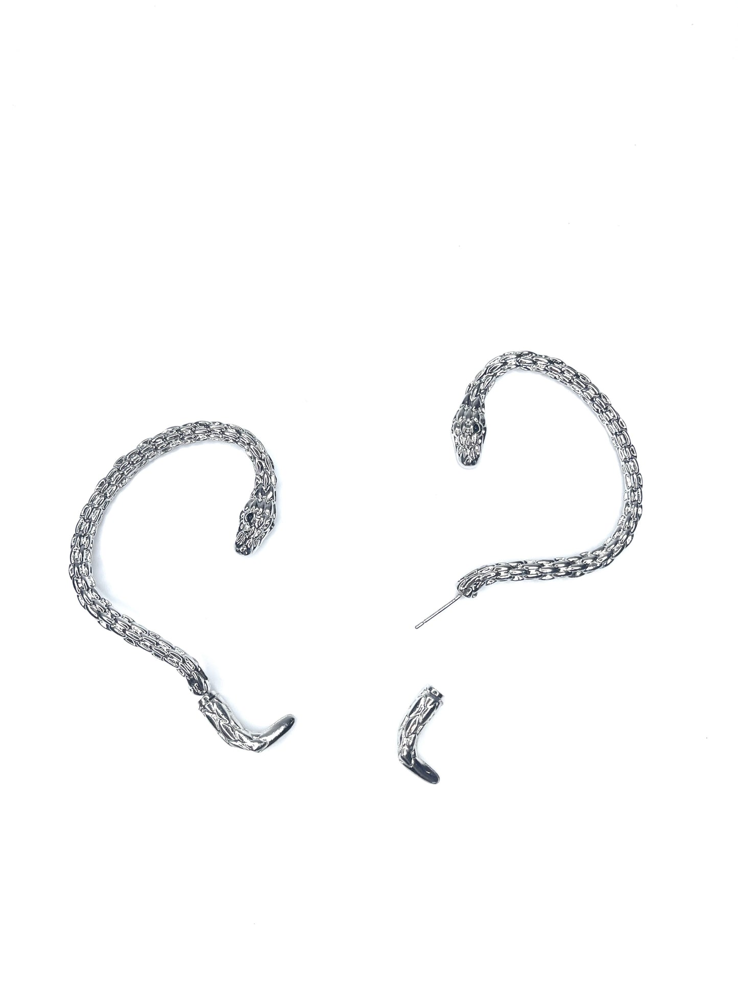 SNAKE WRAP HOOK EARRINGS (PAIR)