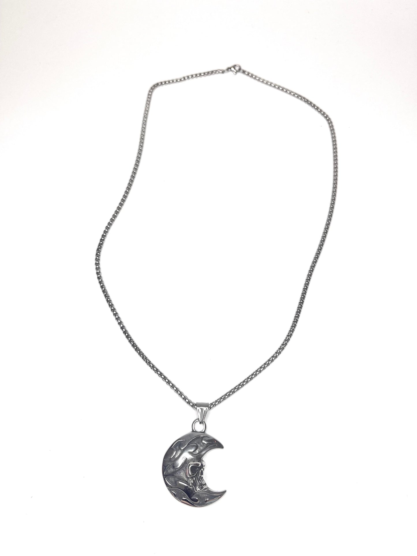 MOON SKULL NECKLACE