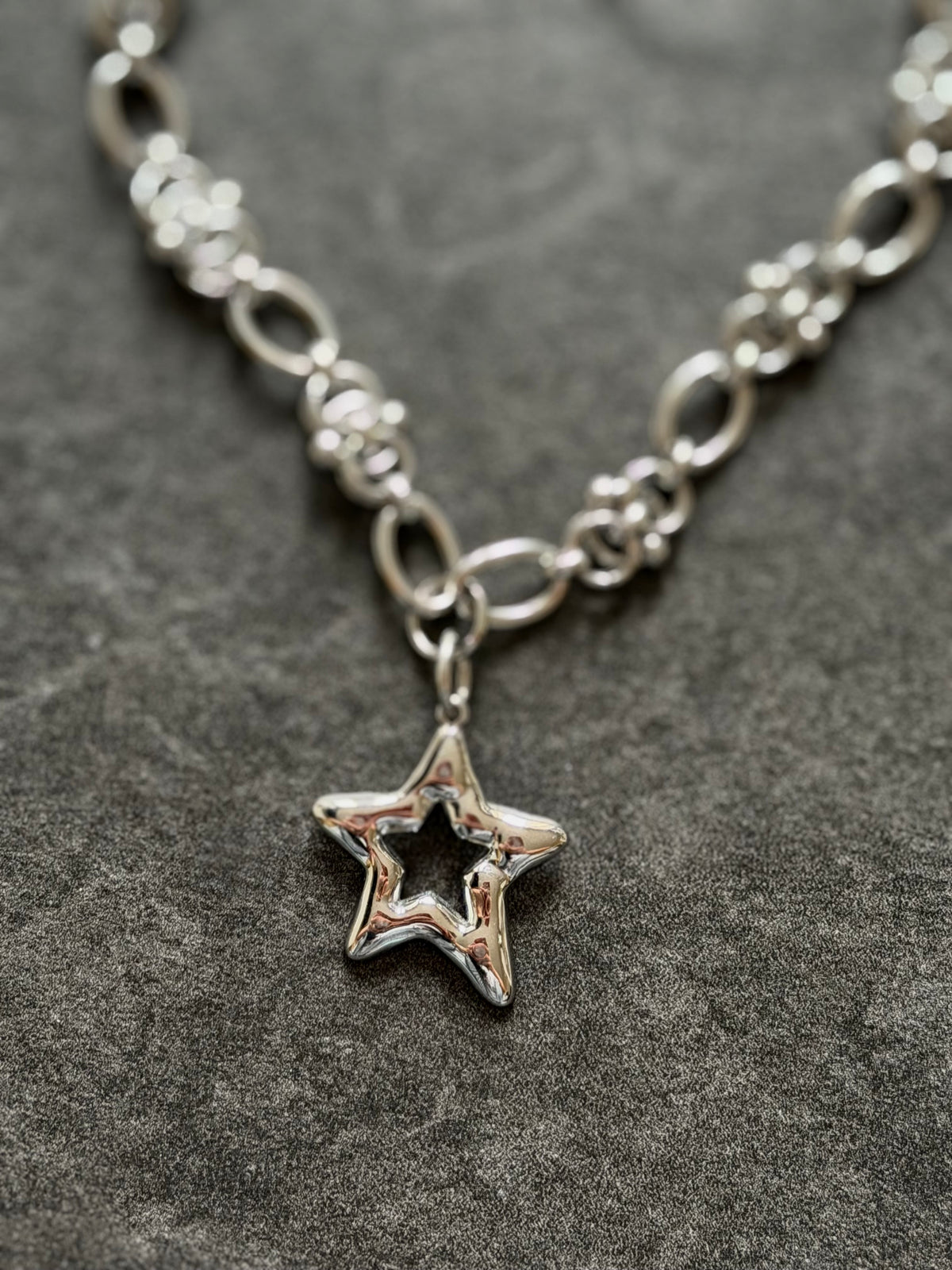 STAR NECKLACE (CLUSTER CHAIN)