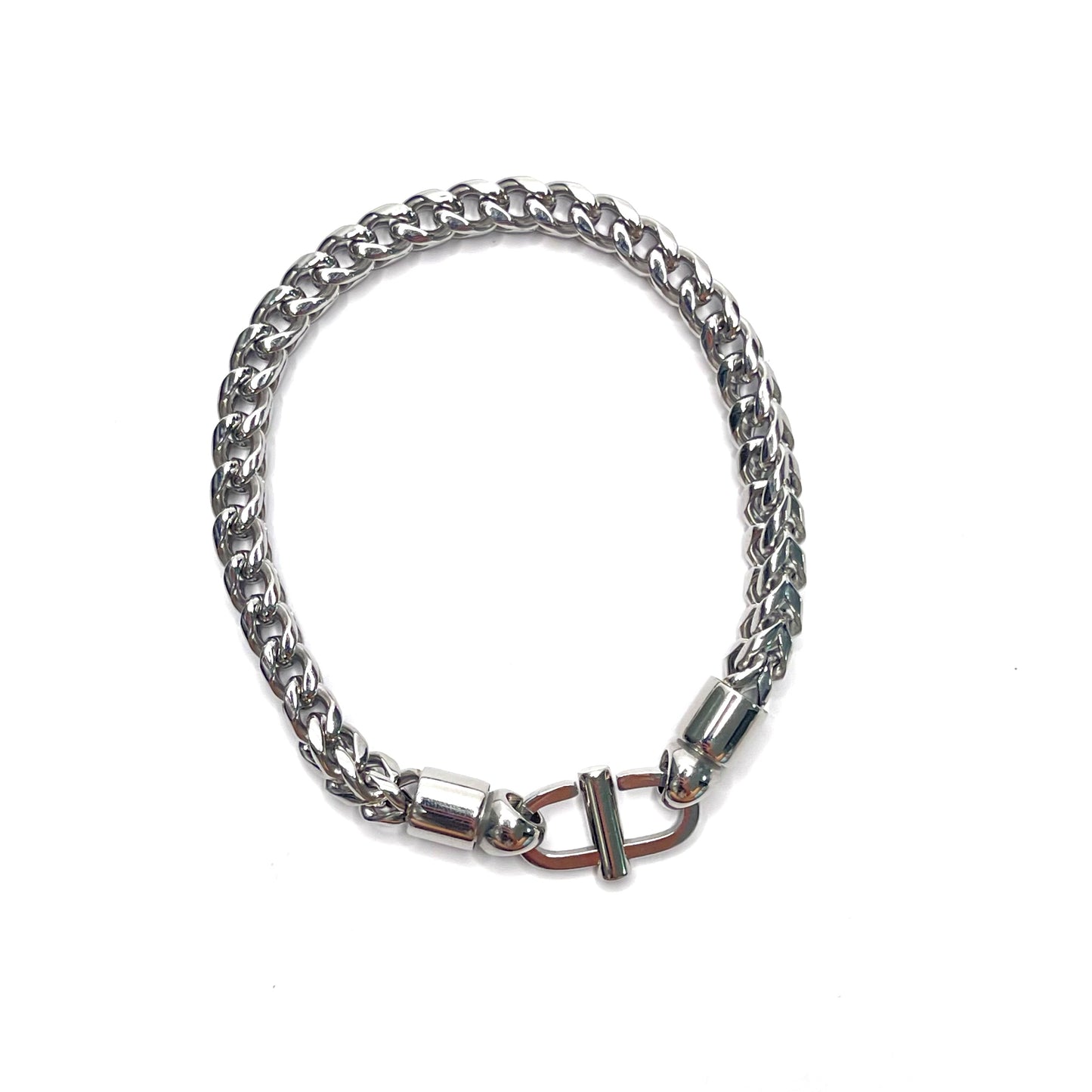 D-CLASP CHAIN BRACELET