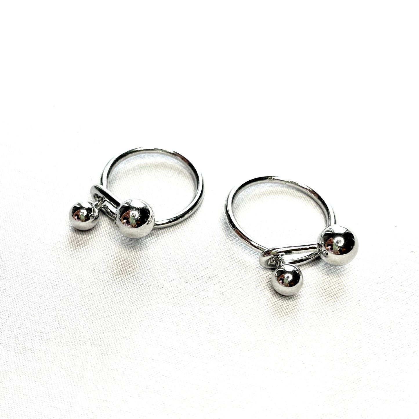 DOUBLE BALL CUFF RING