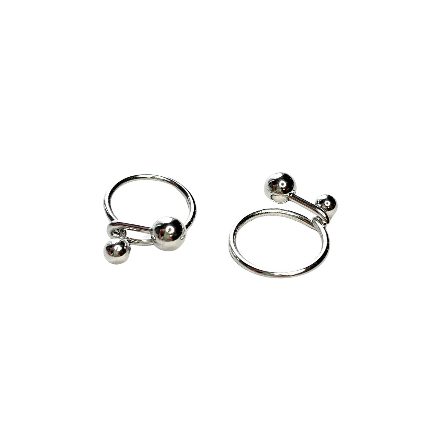 DOUBLE BALL CUFF RING