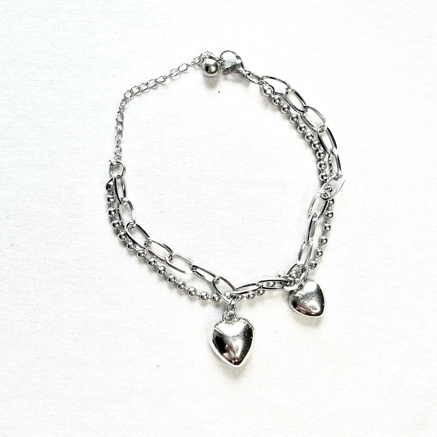 DOUBLE HEART BRACELET