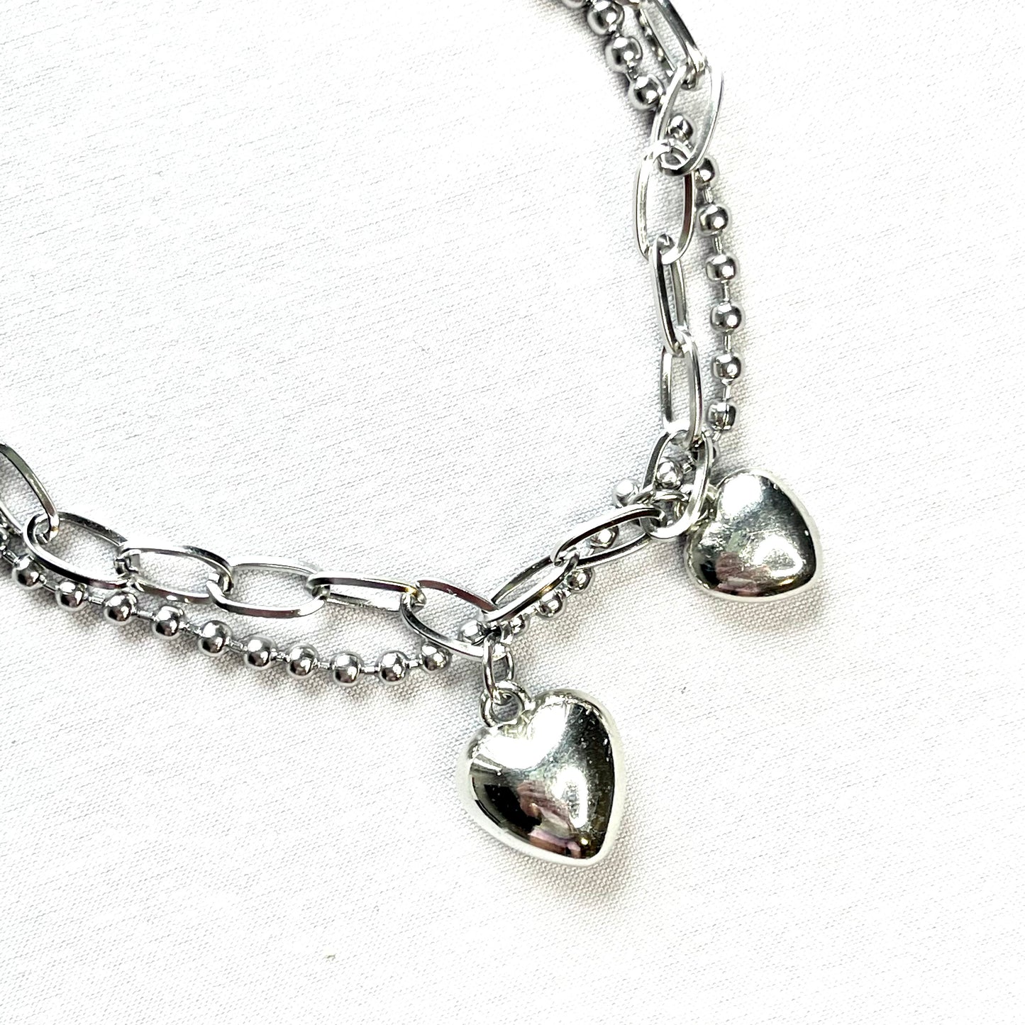 DOUBLE HEART BRACELET