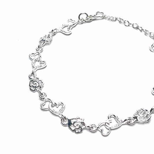 HEARTS AND ROSES BRACELET